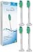 Sonisoft Sonicare Toothbrush Heads [4 Pack] Replacement for Philips Sonicare Proresults HX6014 - Fits DiamondClean, Flexcare, EasyClean, and HealthyWhite