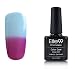 Chameleon Temperature Changing Colour Nail Lacquers Soak Off UV LED Gel Polish Fuchsia Rose - Blue Bell