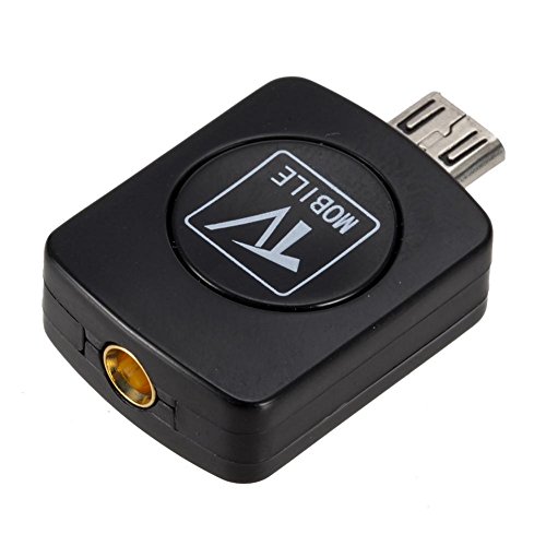 Biback TV Receiver Tuner,HDTV Mini DVB-T Satellite, Mini Black Antenna for Android Tablet Smartphone - Thumbnail 4