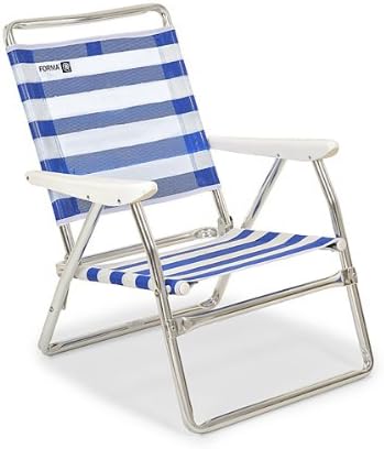 FORMA MARINE Strandstuhl "Plaz"; Gestell aus eloxiertem Aluminiumrohr