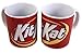 Christmas 2023 Gift Set Kit Kat Ceramic Coffee Mugs with Chocolate Crisp Wafers