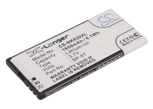 vintrons 1650mAh Battery For NOKIA Lumia 820, Lumia 820.2, Arrow, Lumia 825,