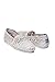 Toms Women's 10008033 Lace Leaves Alpargata Flat, White, 9 M US
