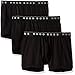 Hugo Boss Boss Men's 3-Pack Cotton Boxer Brief, New Black, X-Large