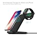 2 in 1 Charging Station, Fast Qi Wireless Charger Stand, FACEVER Wireless Charging Stand for Apple Multiple Devices iPhone 14 Pro 13 12 Max 11 Xs X XR 8 Plus Apple Watch Series Ultra 8 7 6 5 4 3 2