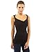 PattyBoutik Women Cowl Neck Twist Straps Tank Top (Black S)