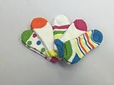 NO-SHOW FUZZY SOCKS 5 PAIR PACK ASSORTED COLORS