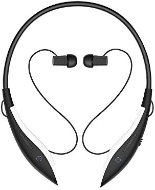 NMPB H-800 Wireless Bluetooth Headphones Neckband Music Stereo Noise Cancelling Sweatproof Headset with Mic-Black