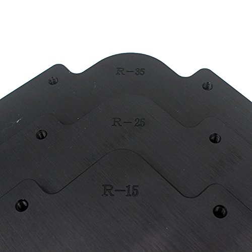 R10 R15 and R20 R25 and R30 R35 Woodworking Tools Corner Quick-Jig Template For Router/Trimmer