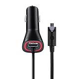 [New Version] Premium 2.1Amp Rapid Car Charger with USB Port LED Light for Verizon Motorola Droid Turbo 2 - Verizon Motorola Droid Ultra - Verizon Motorola Google Nexus 6
