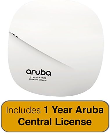 Aruba Networks Instant AP-207 Wireless Access Point, 802.11n/ac, 2x2:2, Dual Radio, Integrated Antenna with 1 Year Aruba Central