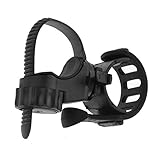 Tinksky 360-degree Rotatable Quick Release Bike Bicycle Torch Flashlight Mount Clamp Holder Bracket (Black)