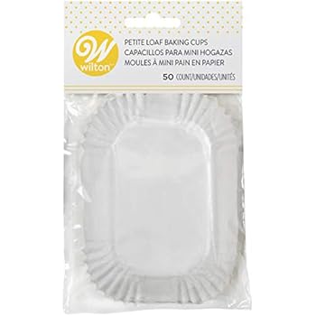 Wilton Petite Loaf Baking Cups, White (415-450)