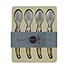 French Home Laguiole 4-Piece Coffee Spoons Set – Sophisticated Stainless Steel Spoons with Ivory-Colored Handles – Laguiole Flatware Set for Tea, Coffee, Desserts, and Ice Cream (6