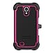 Ballistic SG MAXX Case for Samsung Galaxy S4 - Retail Packaging - Black/Hot Pink
