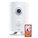Piper nv Smart Home Security System with Night Vision, 180-degree Video Camera, White