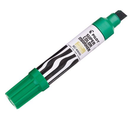 Pilot Products - Pilot - Jumbo Refillable Permanent Marker, Chisel Tip, Refillable, Green - Sold As 1 Each
