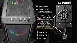 RAIJINTEK PONOS MS4, Mid-Tower PC Case, with