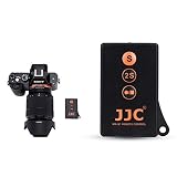 JJC RMT-DSLR1 IR Wireless Remote Control with Extra Start/Stop Video Recording Button for Sony A6000 A6100 A6300 A6400 A6500 A6600 A7 III A7 II A7 A7S II A7S A7R IV A7R III II A9 & More Sony Camera