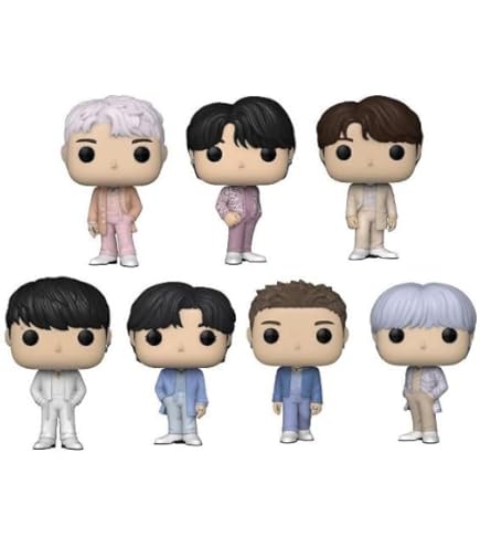 FUNKO - BTSのPop! Rocksフィギュアセット Amazon.com: Funko BTS Series 4 Pop! Rocks Complete Set (7