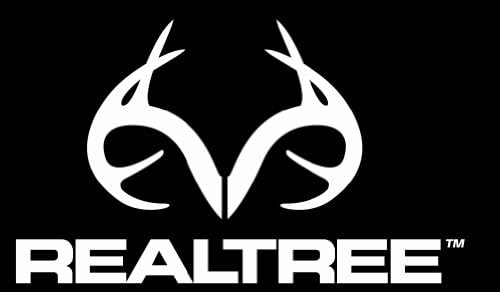 Camowraps Large 10 x 17-Inch Realtree Antler Logo (White)
