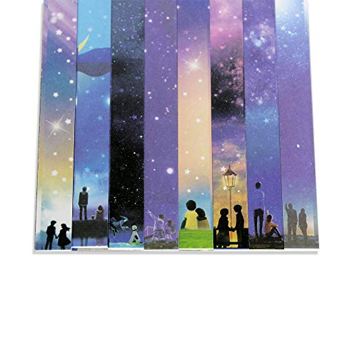 TangTanger 1360 Sheets Origami Paper Stars Beautiful Sky Colors DIY Hand Crafts Origami Lucky Star Paper - Thumbnail 4