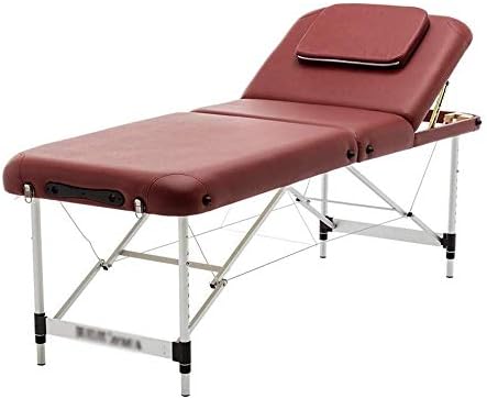 マッサージベッド 折りたたみマッサージテーブル美容鍼灸理学療法ベッドのホームポータブルリフティングと背もたれ調整マッサージベッド 2色マッサージ表 ポータブルマッサージテーブル Color Brown Size 70cm Ospacp Org Ar