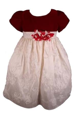 Amazon.com: Pretty Me Red Ivory Girls Holiday Dress ... Amazon.com: Pretty M