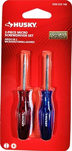 Click Here to See More Images Husky 2-piece Micro Screwdriver Set