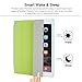 BESDATA Ultra Thin Magnetic Smart Cover [Auto Wake/Sleep Function] & Translucent Back Case for Apple iPad 2 / iPad 3 / iPad 4 + Screen Protector + Cleaning Cloth + Stylus (Green)