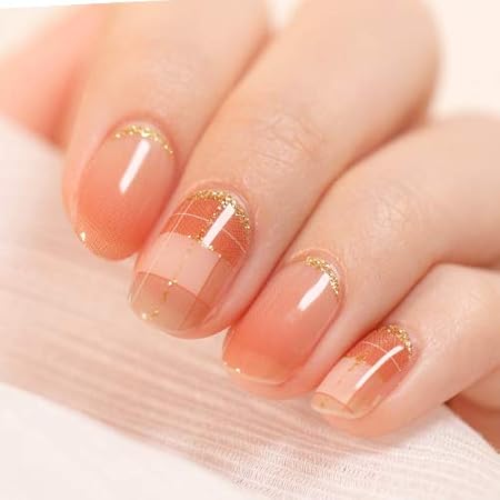 Amazon Gelato Factory ジェラートファクトリーネイルシール 潤ったタータンベージュ 貼るだけマニキュア ジェルネイル ネイルチップ ネイルシール Gelato Factory シール ステッカー 通販