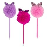 Kicko Bunny Ear Pom Pom Pen - Set of 3 9