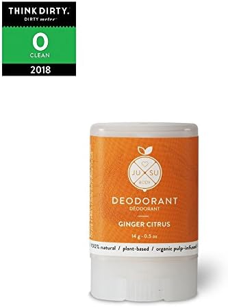JUSU Body Ginger Citrus Deodorant - 100% Natural - 0.5 oz