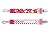 Ulubulu Universal Pacifier Clip, Butterfly Kisses