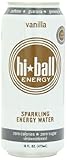 Hiball Energy Sparkling  Water, Vanilla, 16 Ounce (Pack of 12)