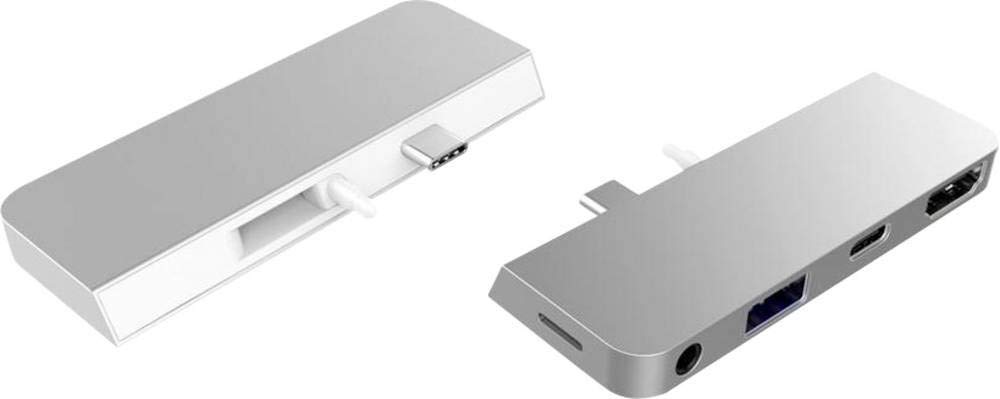 HyperDrive - USB-C Hub for Surface PRO - 5-in-2 for Microsoft Surface Pro 4/5/6 - HDMI 4K60Hz, USB-C 5Gbps, 2 x USB-A, MiniDP 4K60Hz - Black