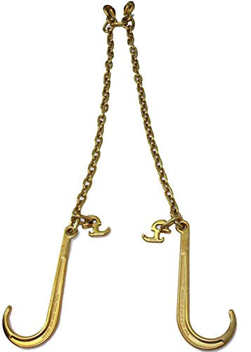 G70 V-Chain Bridle w/ 15" Large J Hooks, TJ Hook and Grab Hooks 3' Legs - Thumbnail 5