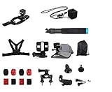 TELESIN 17-in-1 Mount Accessories Kit for Polaroid Cube and Polaroid Cube+ Lifestyle Action Camera