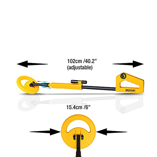 all-sun Handheld Metal Detector for Junior Kids Education Exploration Toy Color Yellow