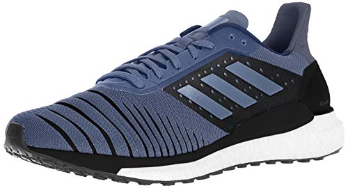 Adidas Men's Solar Glide St Running Shoe, Raw Steel/raw Steel/Aqua