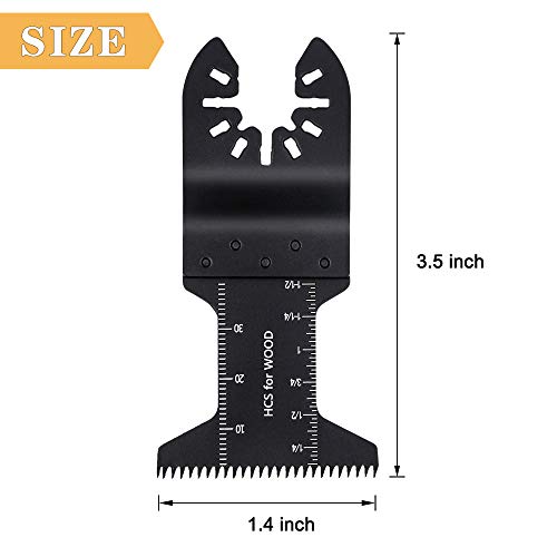 image for Tanzfrosch 60 Oscillating Tool Saw Blades Multitool Quick Release Saw 