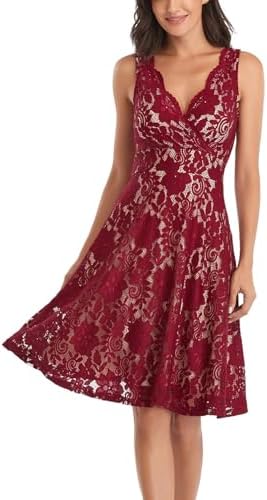 midi lace formal cocktail dress product info and reviews Women's Lace Prom Wrap Dress Evening Cocktail Midi Dress Summer Plain  Casual Party Cocktail Dresses with Zipper (Black,S) at Amazon Women's  Clothing store