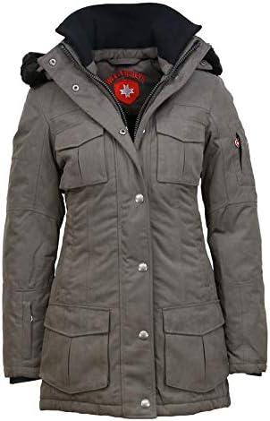 Wellensteyn Damen Winterjacke Schneezauber Sz 62 Grosse Xl Farbe Grau Amazon De Bekleidung