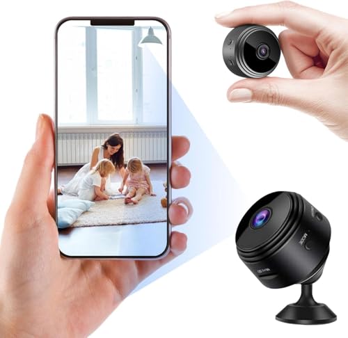 Générique WiFi Camera 1080P HD Wireless Indoor/Outdoor Surveillance Camera Portable Surveillance Camera with IR Night Vision, Motion Detection