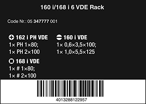 "Wera Kraftform Plus Insulated Screwdriver Set, 6-Piece" - Image 3