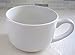 Large Grand Ceramic White Mugs for Cappuccino, Coffee, Latte, Cereal, Ice Cream, Etc., Set of 4, White, 22oz