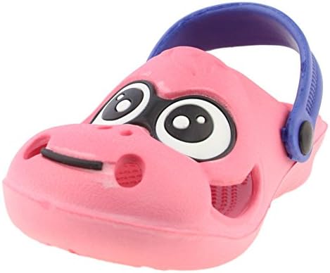 'Sole Selection Girls Toddler Pink Monkey Clogs, Size Medium 9/10'