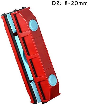 Ladeyi Car Window Cleaner Scraper Double Sided Magnetic Glass Window Wiper Cleaner Bright Tools Magnetic Window Cleaner Car Wiper Level Scraper Live Buckle for Insulating Glass