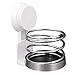 HistenOne Beer & Wine Holder, Bath Suction Cup Beverage Bottle Drink Glass Holder Caddy, Stainless Steel Spring Design