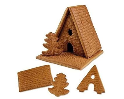 Bausatz Lebkuchenhaus, Hexenhaus, Pfefferkuchenhaus 6tlg., Günthart, Weihnachtsbäckerei